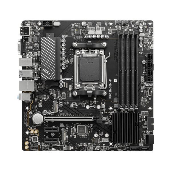 MSI PRO B650M-P AMD AM5 mATX Gaming Motherboard - Image 4